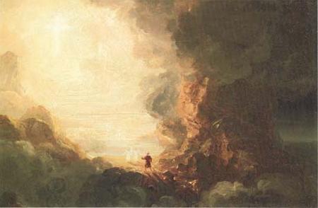 Thomas Cole Study for The Cross and the World:The Pilgrim of the Cross at the End of His Journey (mk13) China oil painting art